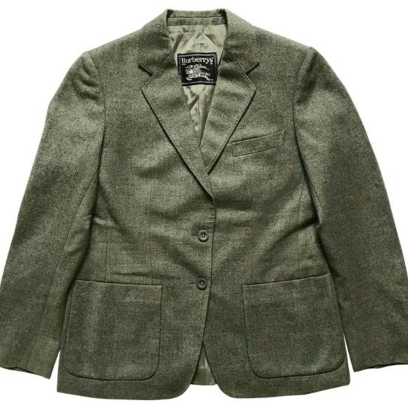 Burberry Prorsum Heather Grey Wool Blazersuit Set Blazer - Picture 1 of 7